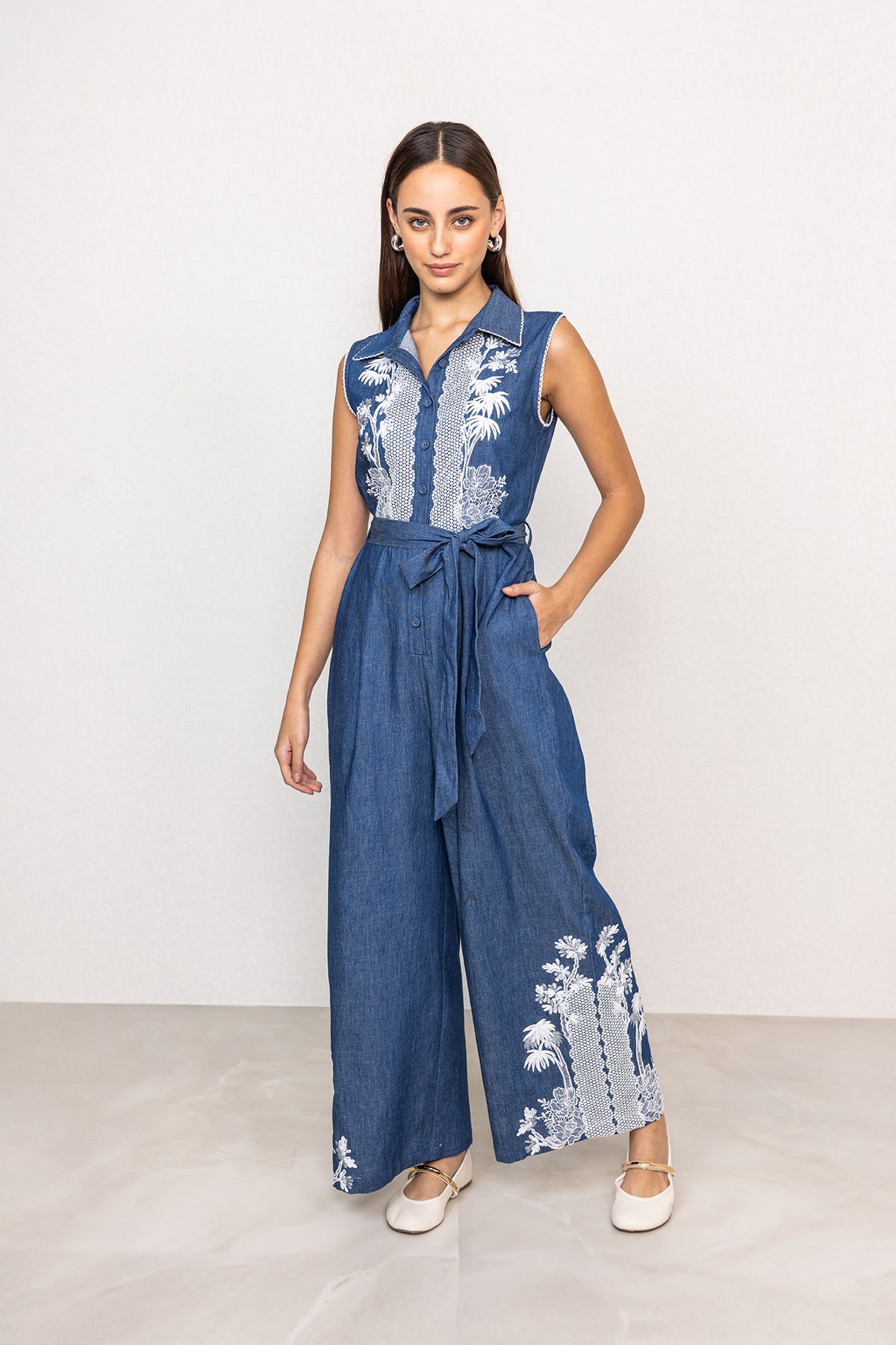 Odile Sleeveless Jumpsuit – Ranna Gill