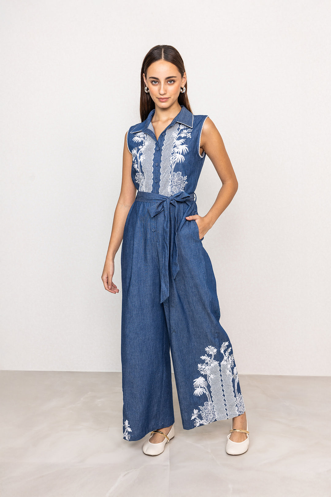 Odile Sleeveless Jumpsuit