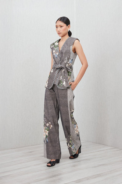 Silene Belted Waist Coat & Pants