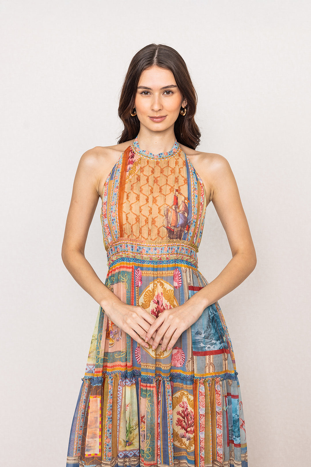 Turris Halter Maxi Dress