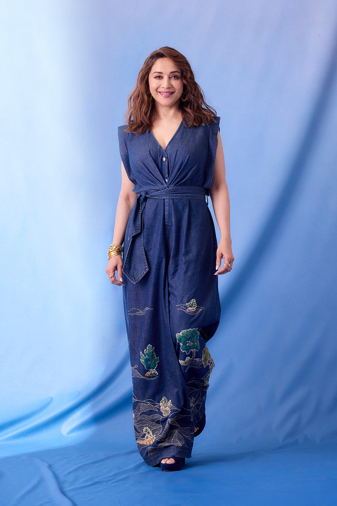 Madhuri Dixit In Prato Belted Jumpsuit