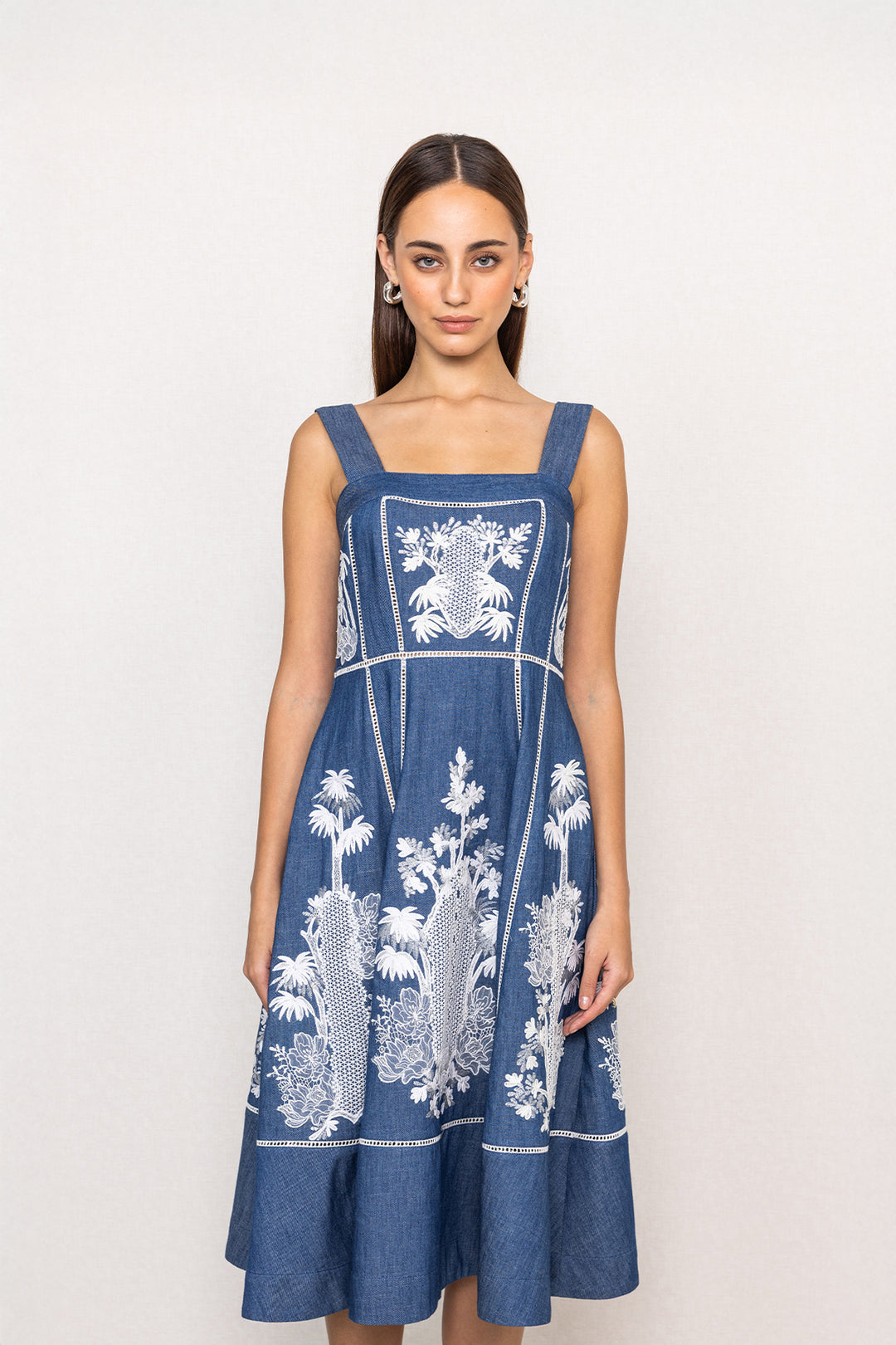 Odette Panel Midi Dress