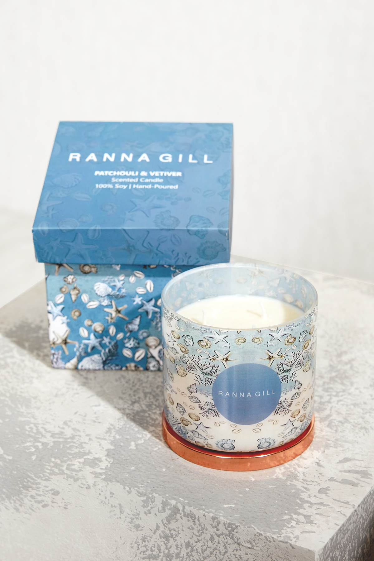 Patchouli & Vetiver Scented Candle