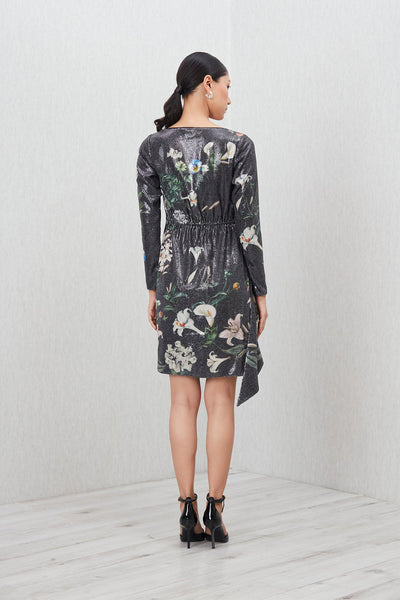 Calista Wrap Mini Dress