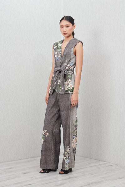 Silene Belted Waist Coat & Pants