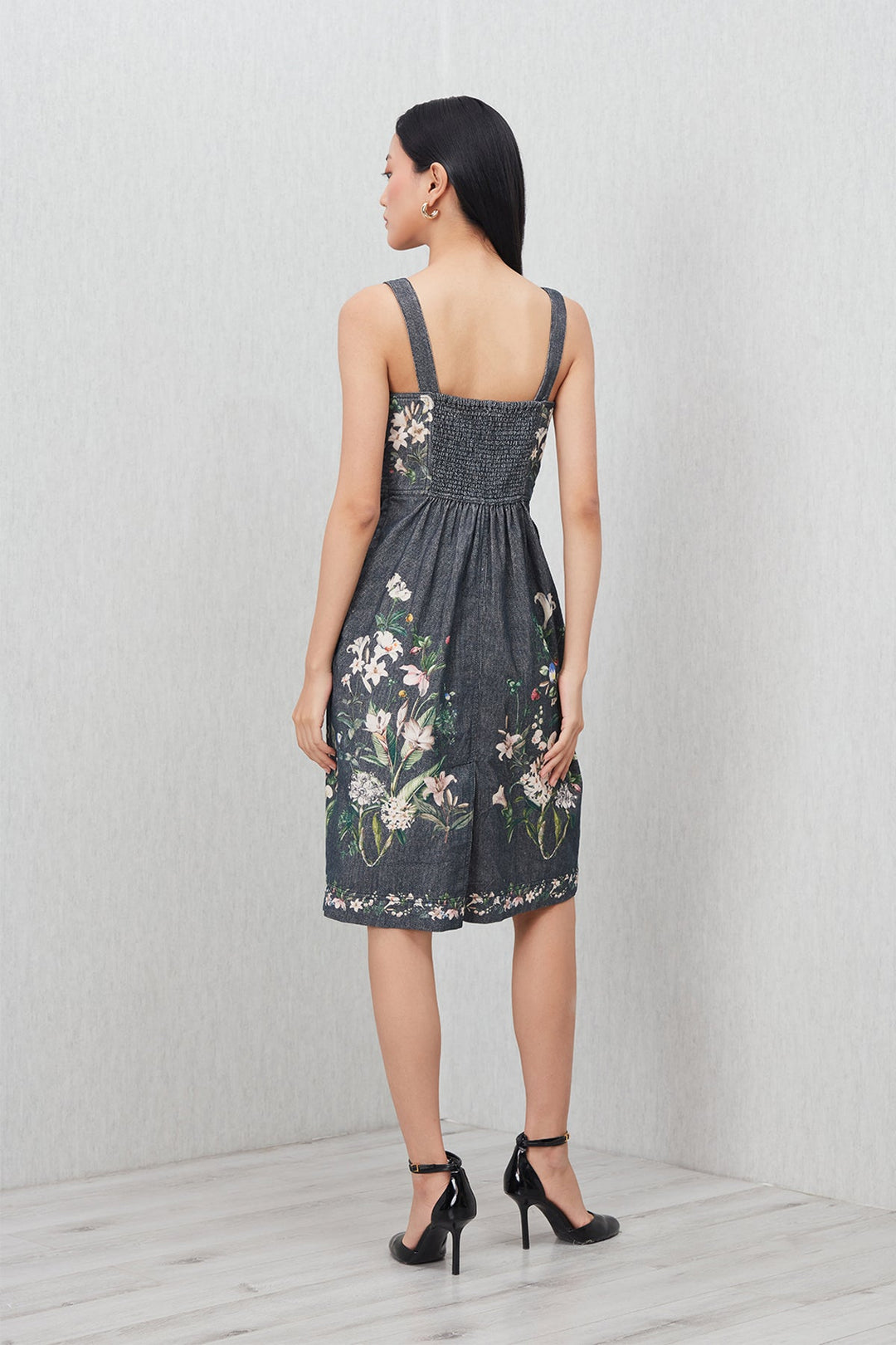 Callavie Strap Midi Dress