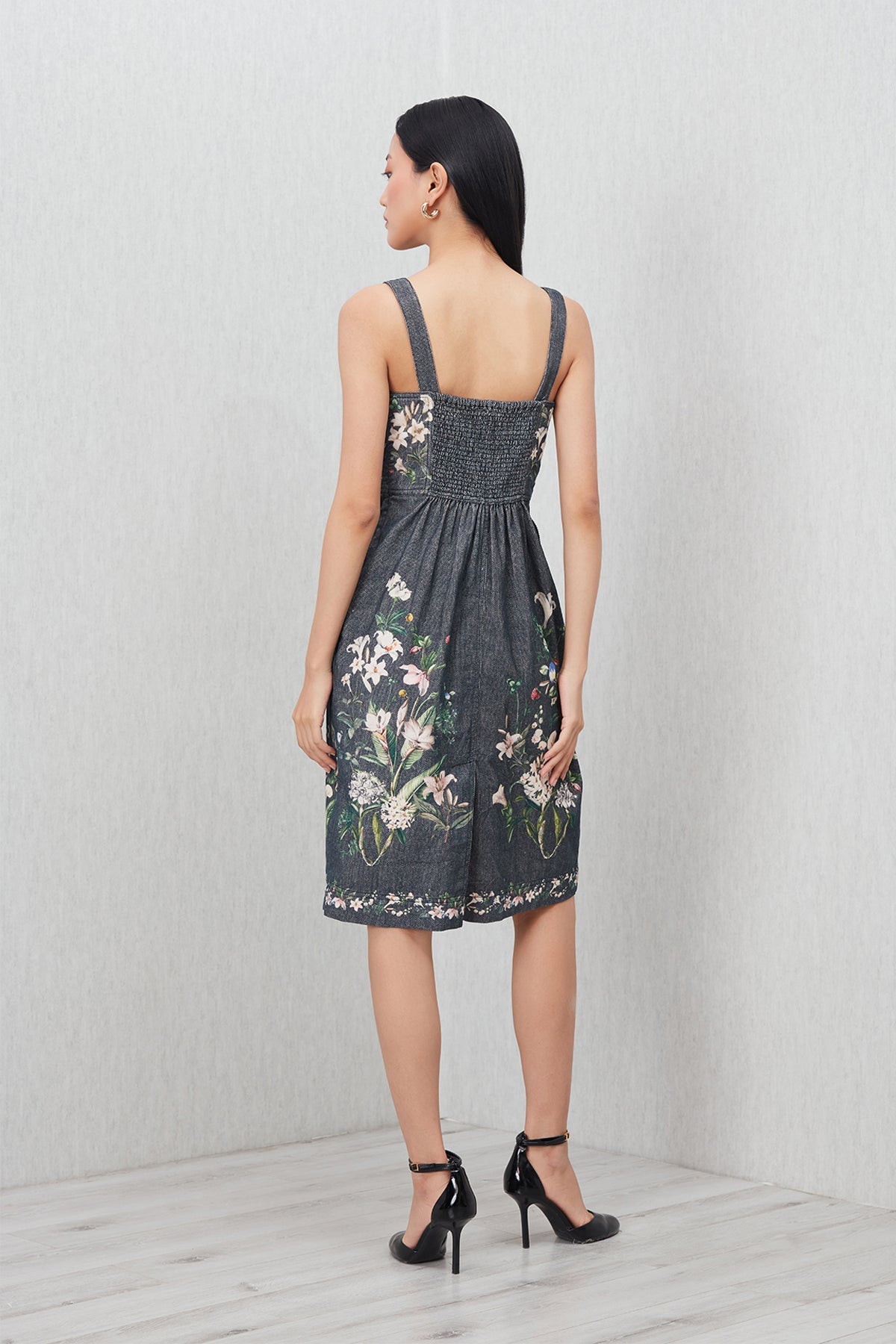 Callavie Strap Midi Dress