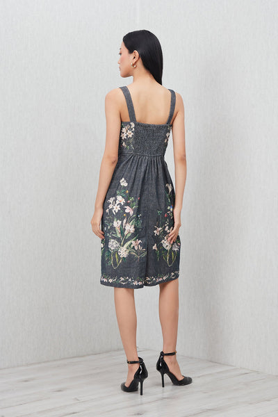 Callavie Strap Midi Dress