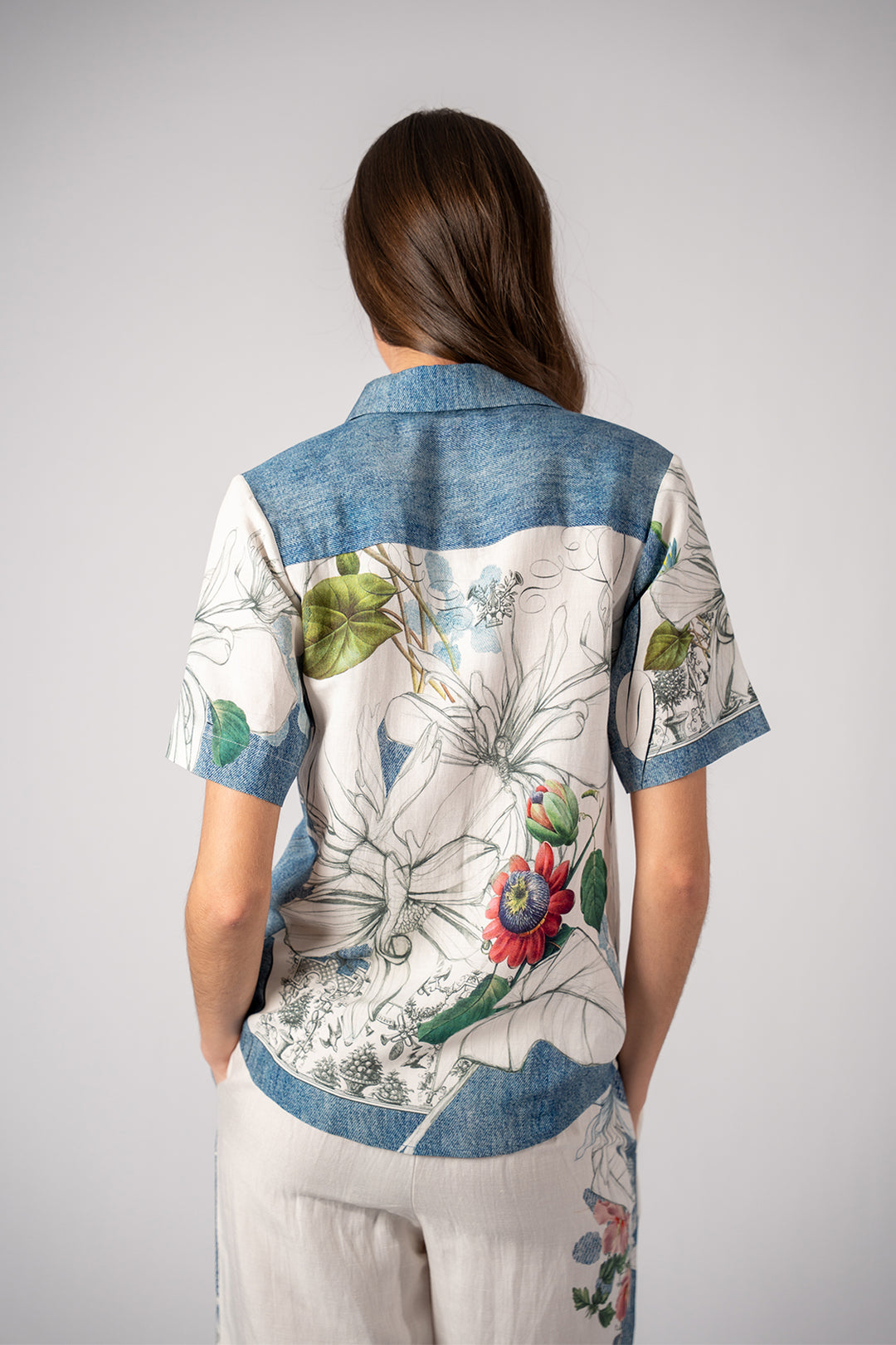 Adina Yoke Buttondown Shirt and High waisted Pant