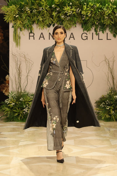 Silene Belted Waist Coat & Pants