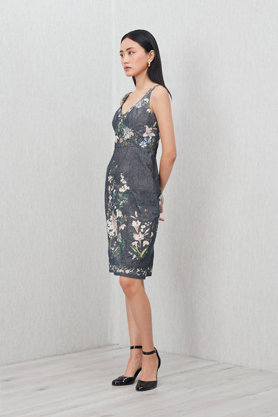 Callavie Strap Midi Dress