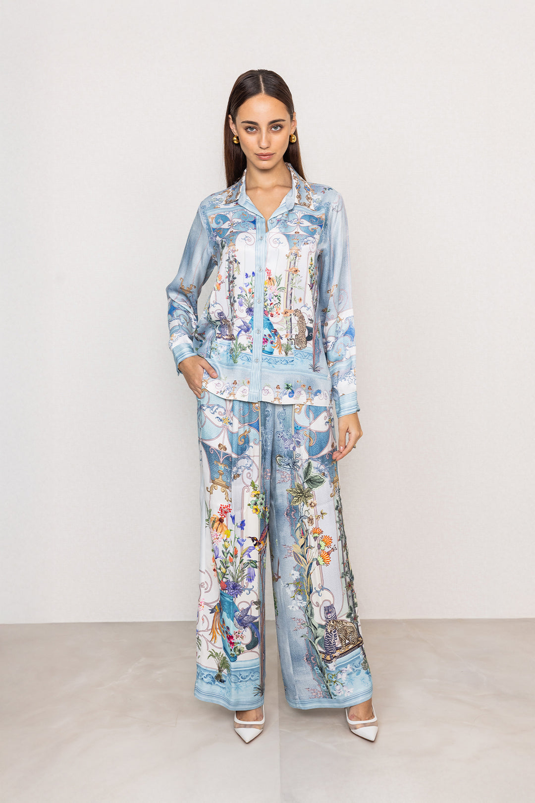 Kuba Buttondown Shirt and pant set