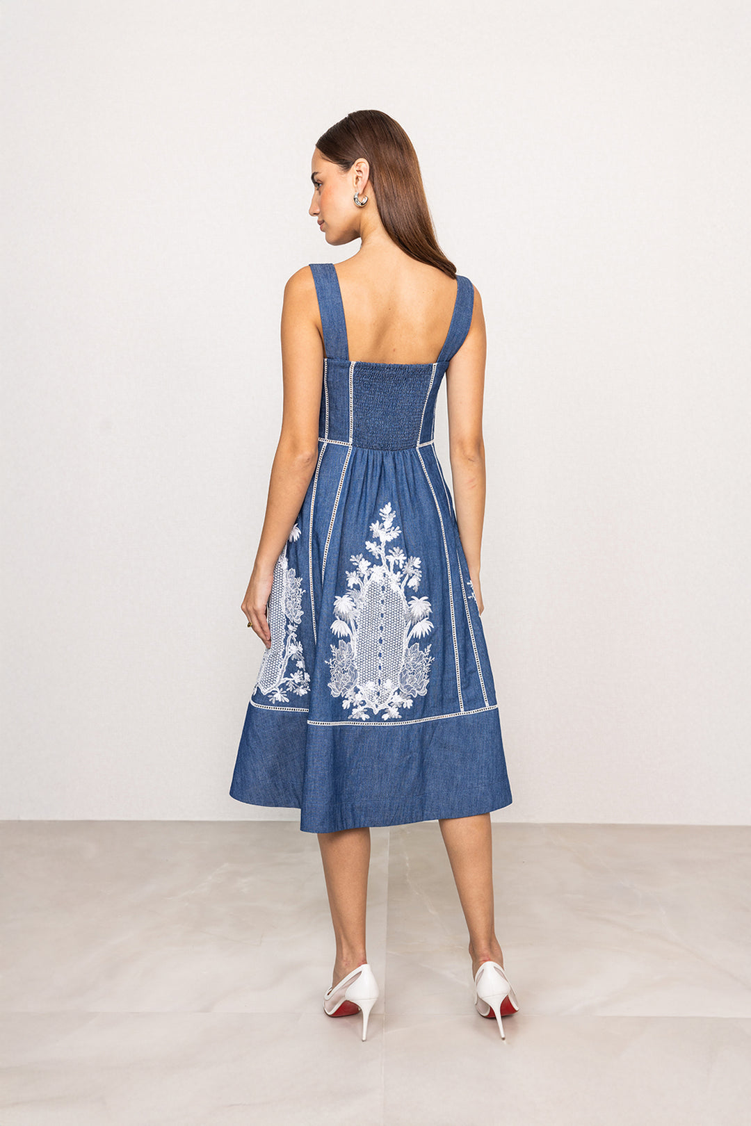 Odette Panel Midi Dress