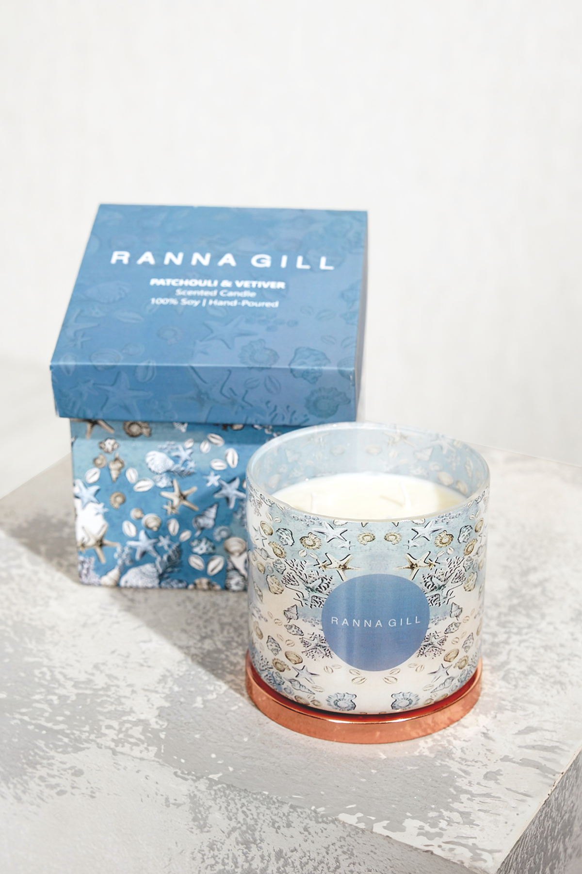 Patchouli & Vetiver Scented Candle