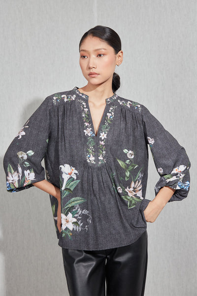 Glimora Gathered Blouse