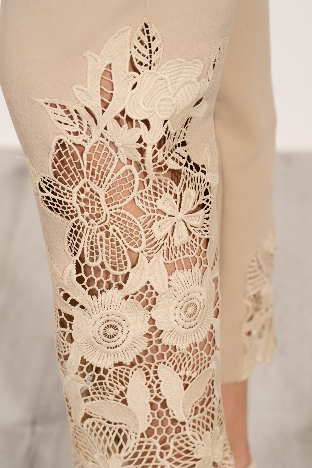 Lace Pants-52 Beige