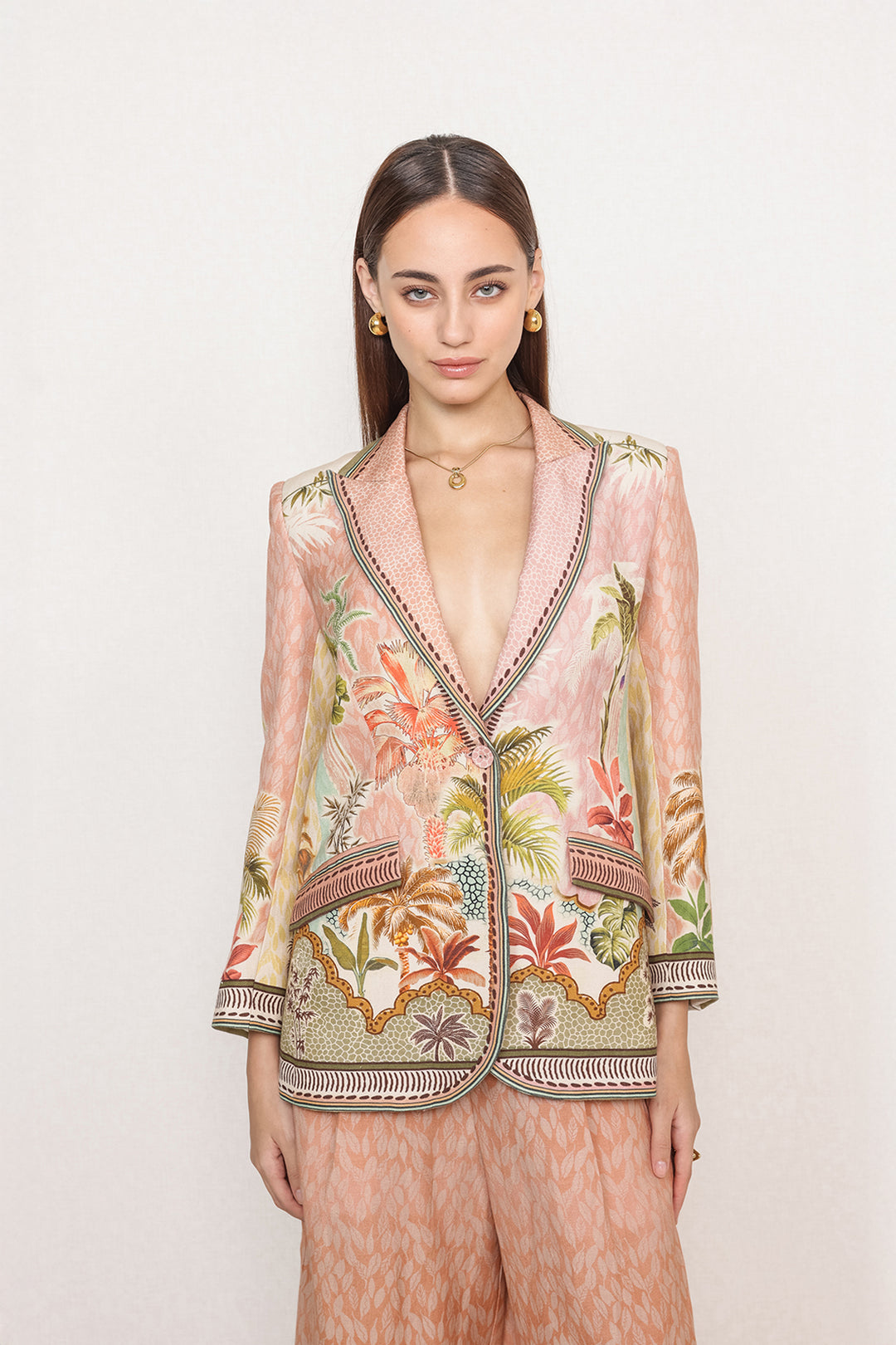 Dia Mirza in Jack Knotch Collar Jacket