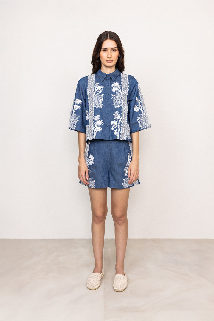 Caspian Cropped Shirt