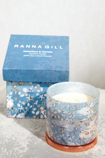 Patchouli & Vetiver Scented Candle