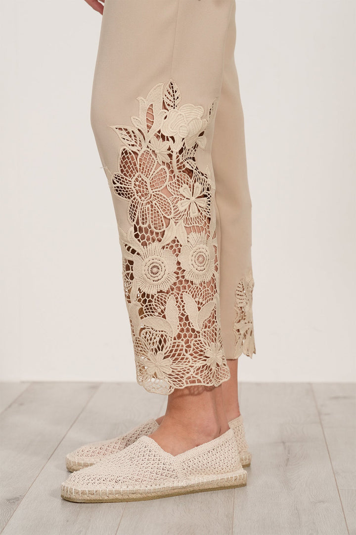 Lace Pants-52 Beige