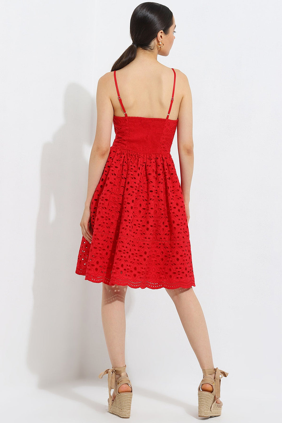 Olia Strap Empire Mini Dress