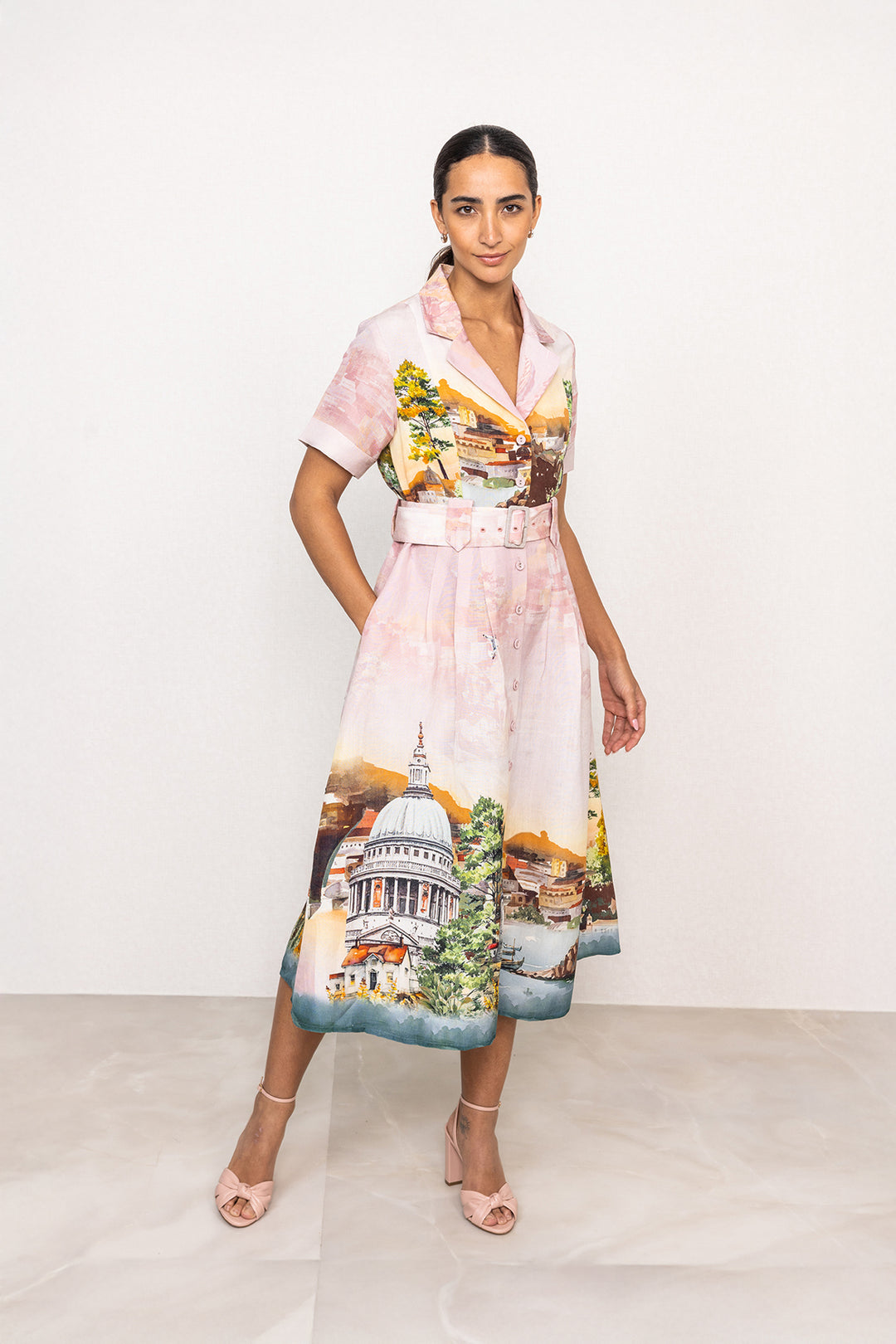 via midi dress Free People Women's Via Printed Cotton Sleeveless Midi Dress