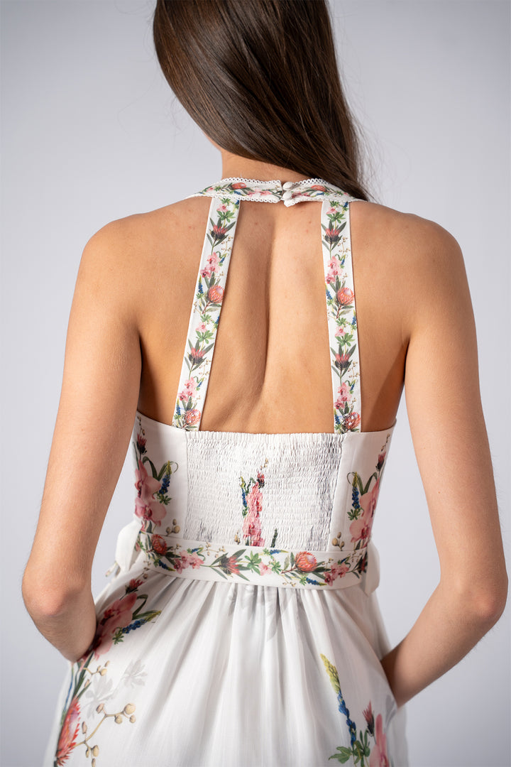 Pineleaf Halter Dress