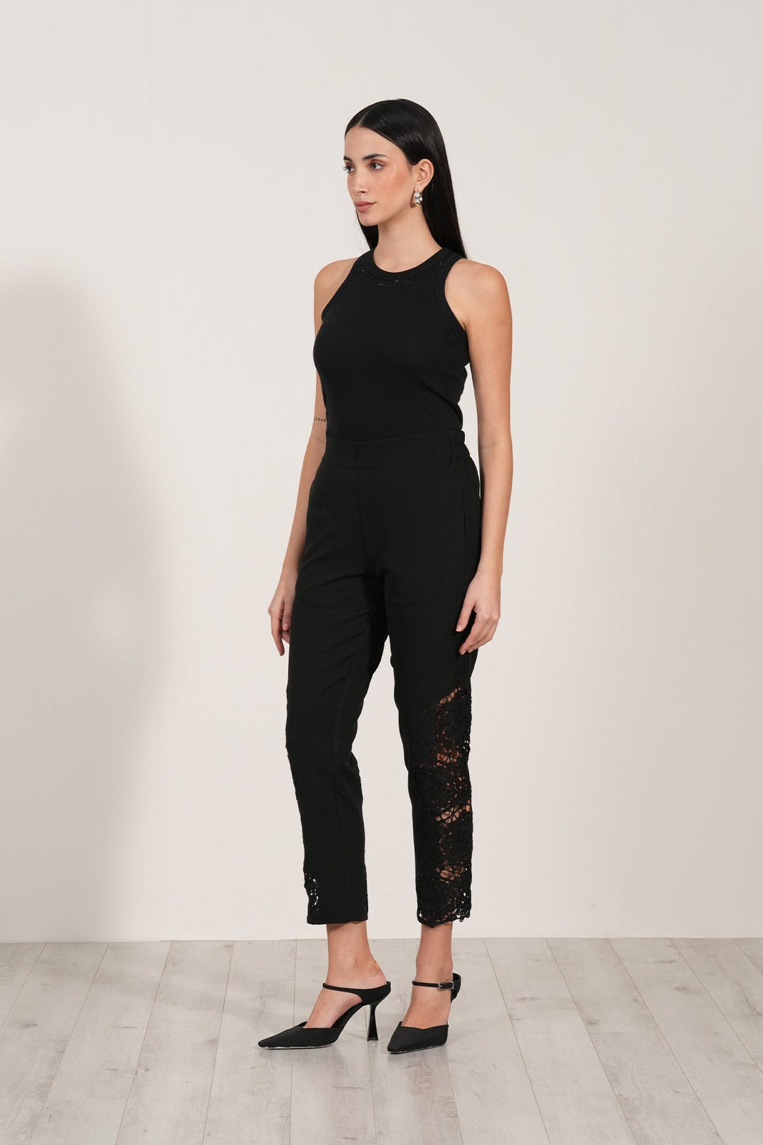 Lace Pants 53 Black