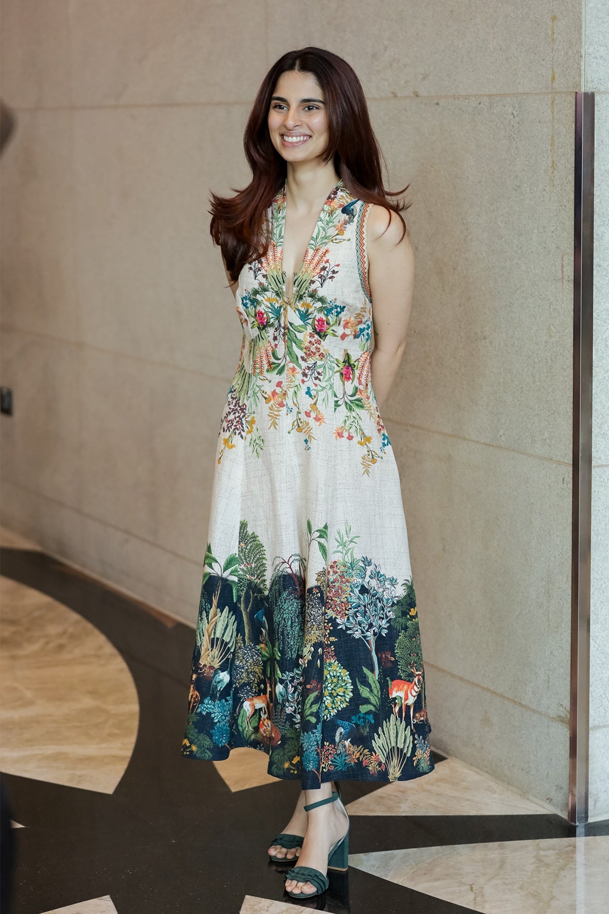 Aisha Ahmed in Alison Midi Dress