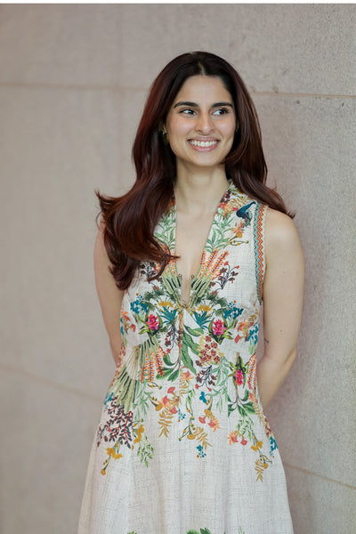 Aisha Ahmed in Alison Midi Dress