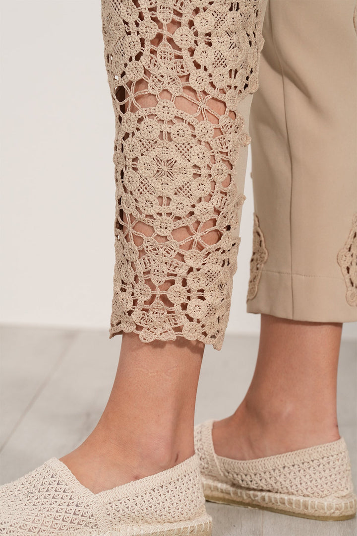 Lace Pants 53 Beige