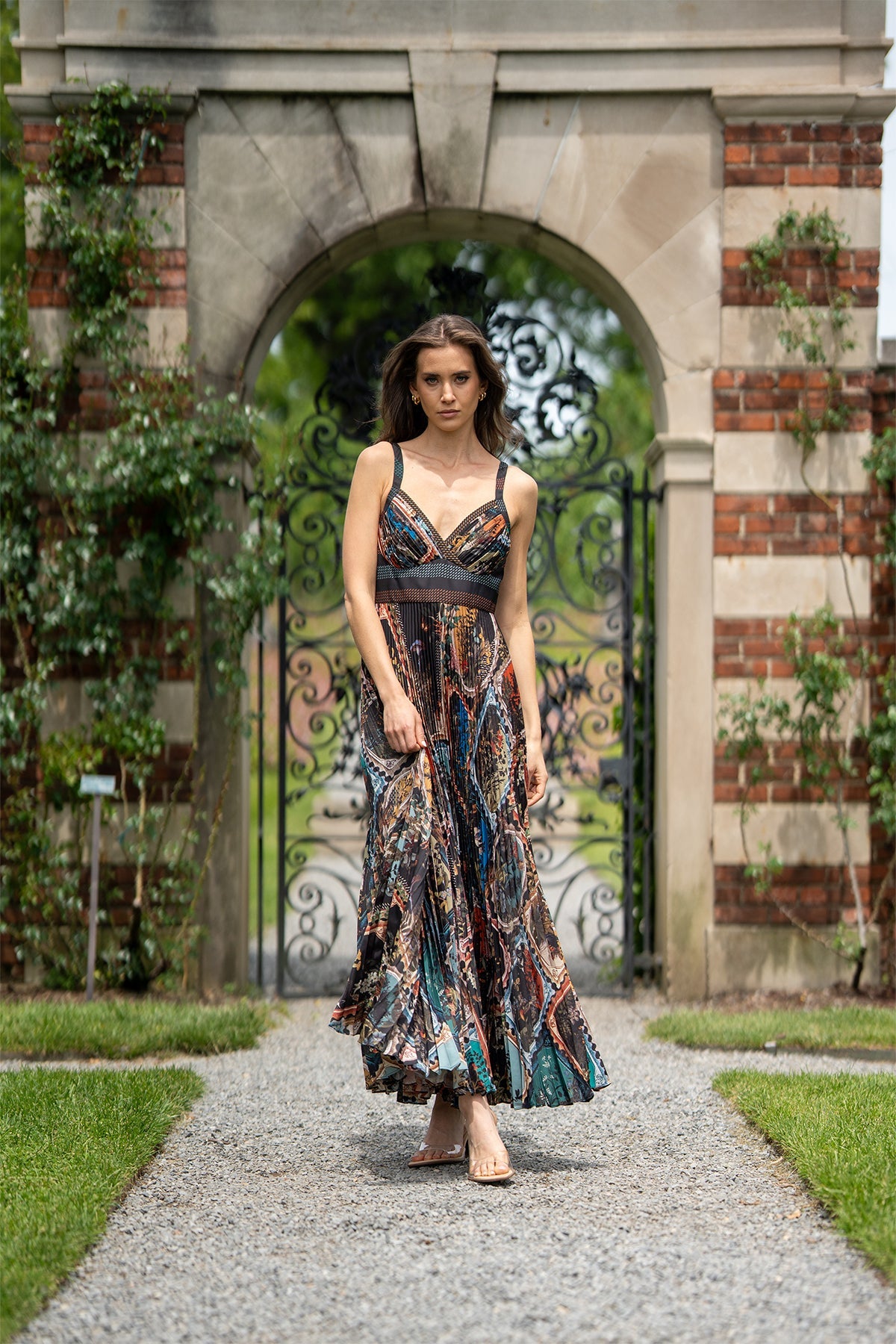 Everly Pleated Maxi Dress