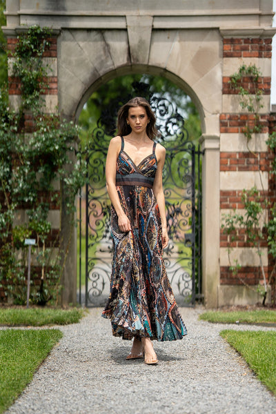 Everly Pleated Maxi Dress