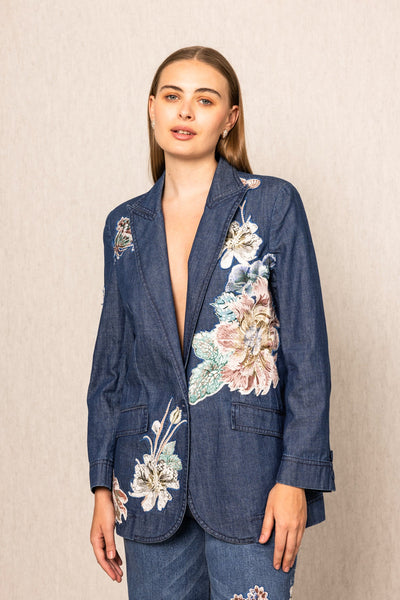 Vera Knotch Collar Jacket