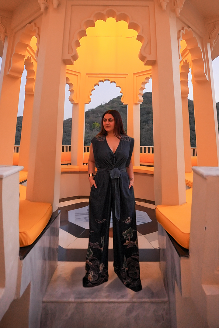 Madhuri Dixit In Prato Belted Jumpsuit