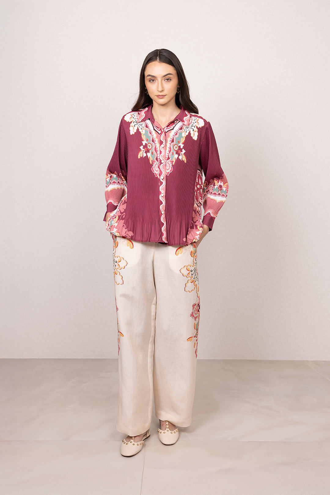 Eli Pleated Shirt and Pants