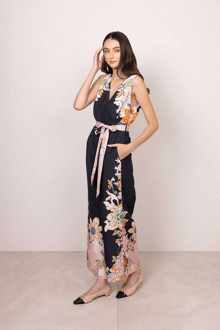 Avira V Neck Jumpsuit