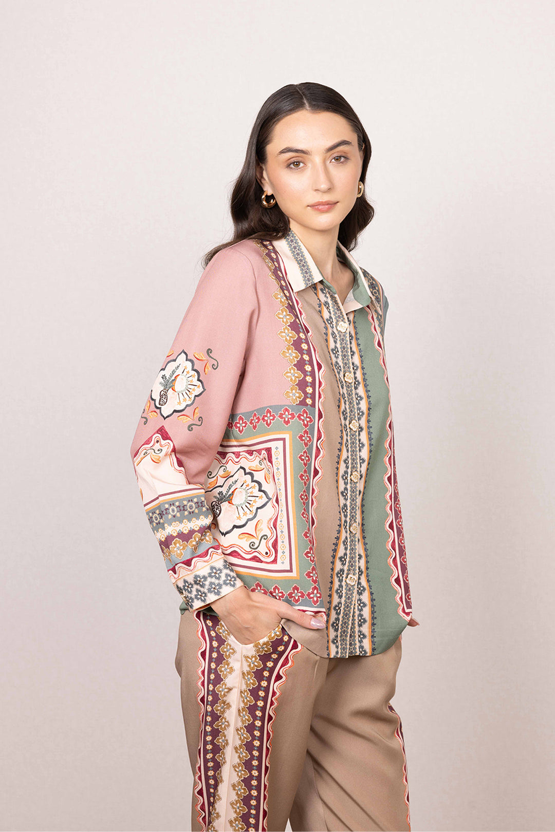 Eva Buttondown Shirt and Pants