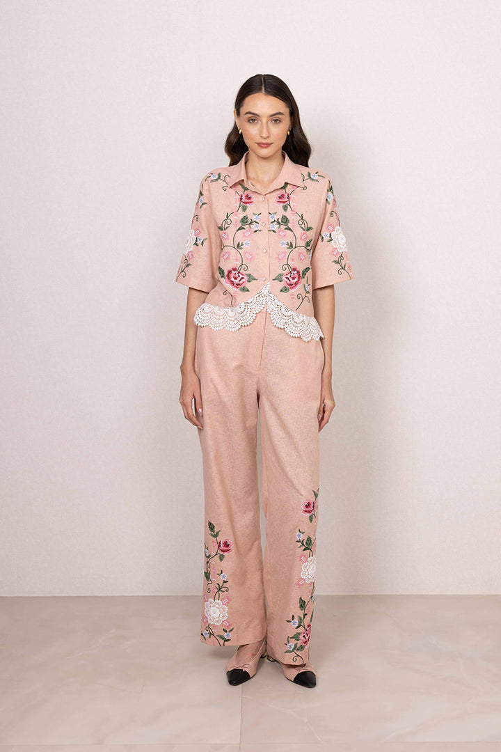 Alira Curved Hem Shirt and Pants