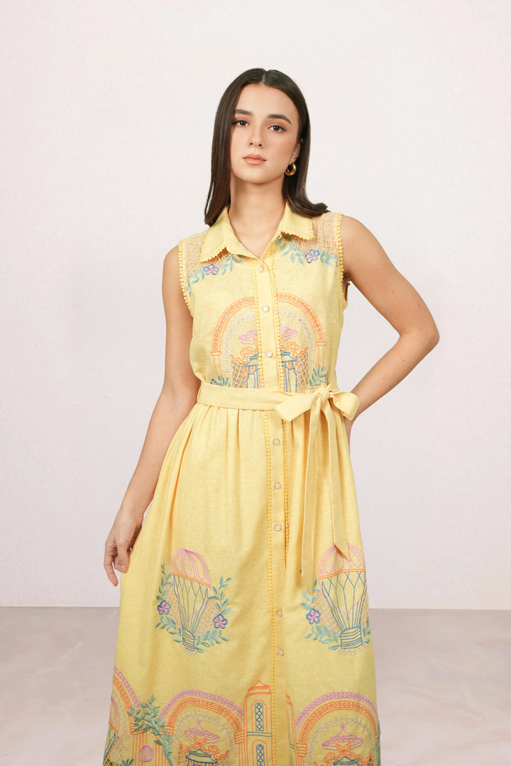 Ilara Sleeveless Shirt Dress
