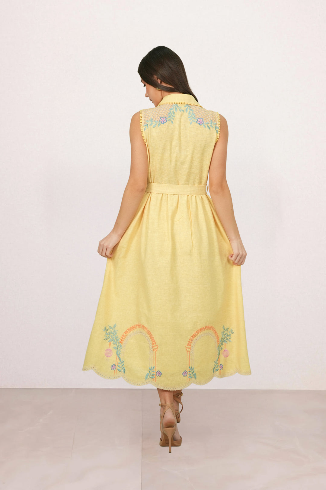 Ilara Sleeveless Shirt Dress