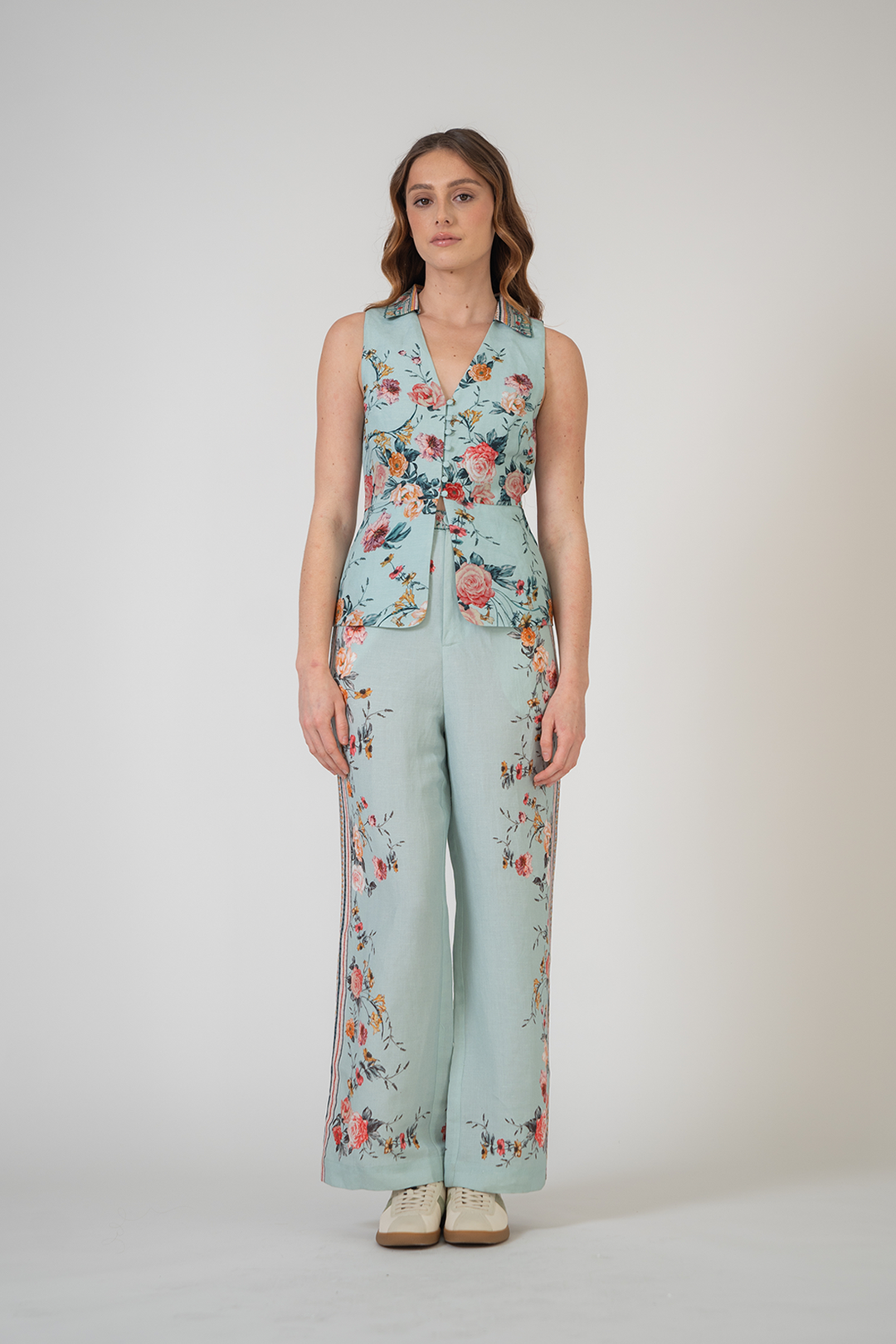 Petra Collared Waist coat
