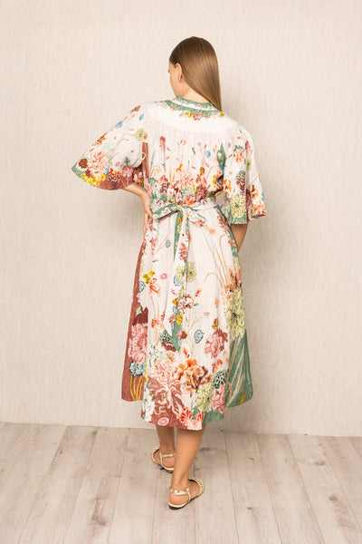 Capri Flared Sleeve Dress