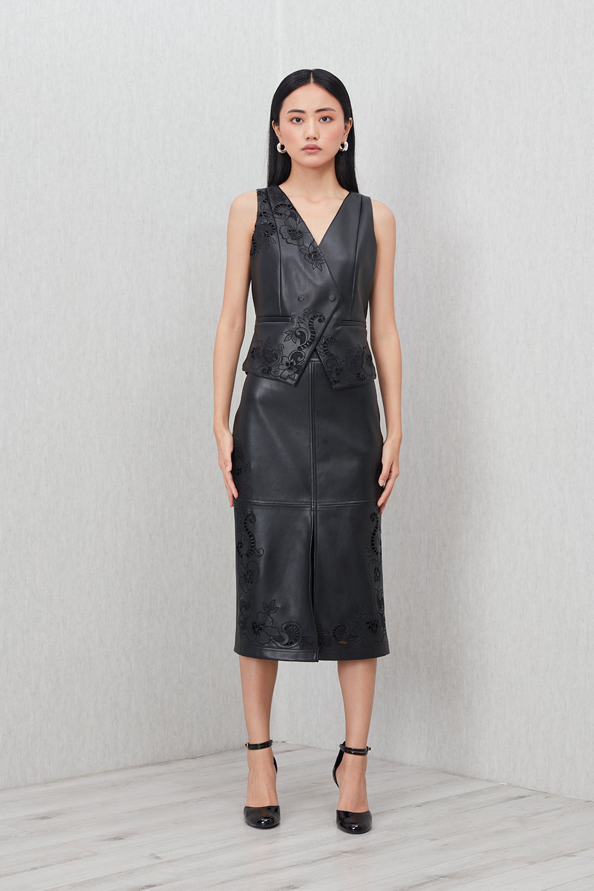 Viola Front Slit Skirt