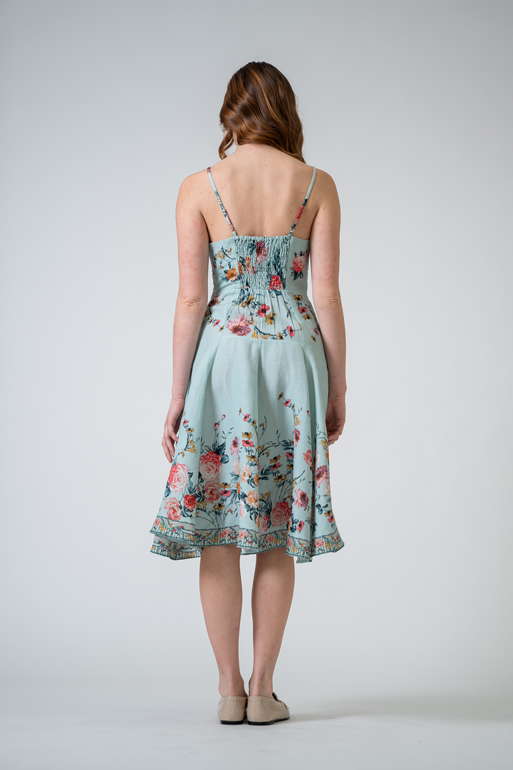 midi dress pastel colors Roselle Strap Midi Dress – Jade Rose Floral