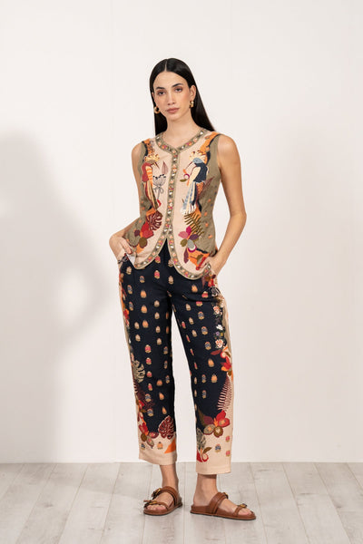 Daphne Sleeveless Waist Coat