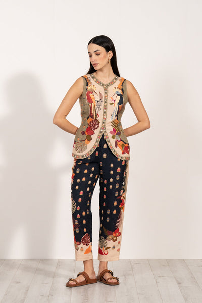 Daphne Sleeveless Waist Coat