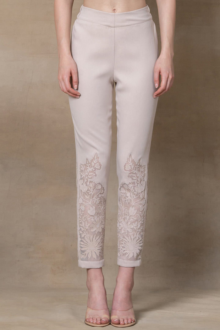 Lace Pants 51 Beige