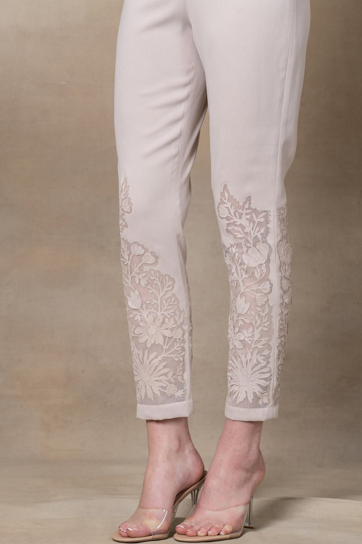 Lace Pants 51 Beige