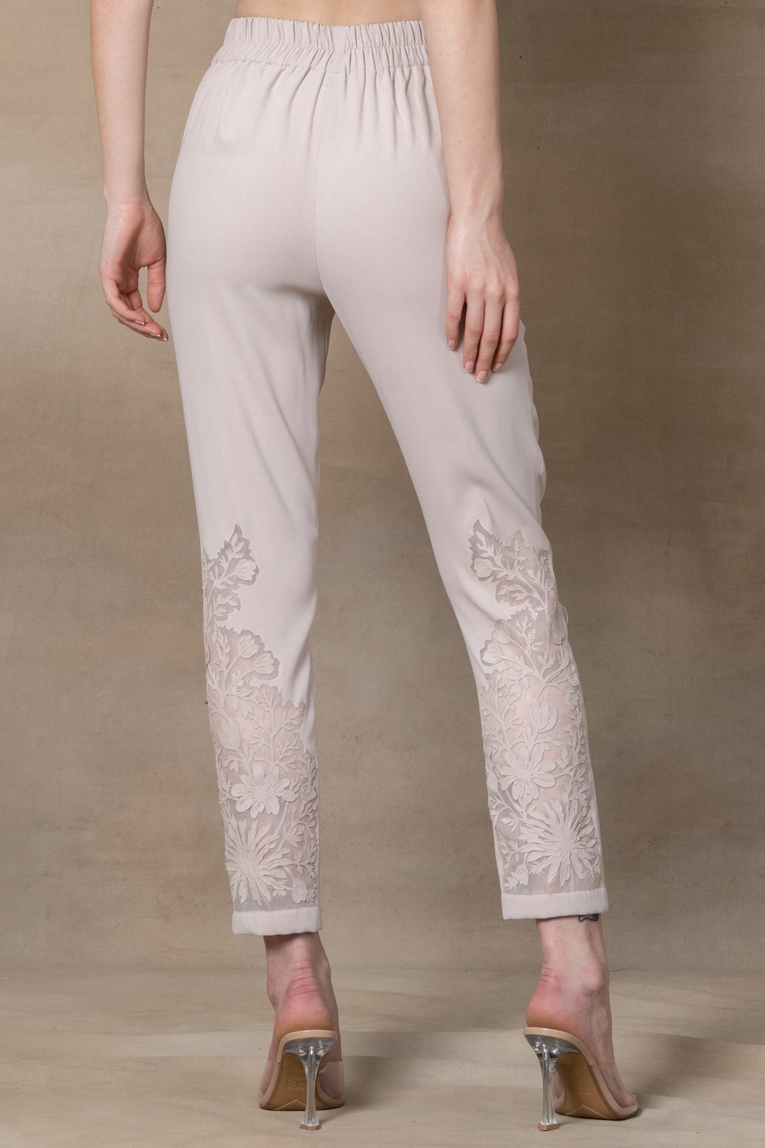 Lace Pants 51 Beige